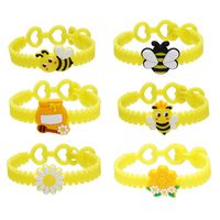 Cute Geometric Bee Pvc Epoxy Bracelets main image 3