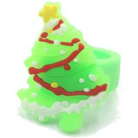 Christmas Geometric Christmas Tree Snowflake Resin Party Costume Props main image 5