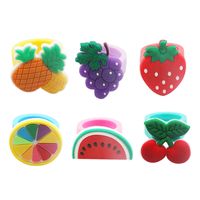 Cartoon Style Fruit Plastic Epoxy Rings Bracelets sku image 1