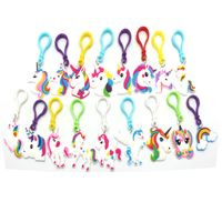 Cute Unicorn Plastic Bag Pendant Keychain main image 1