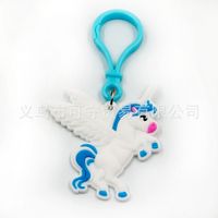 Cute Unicorn Plastic Bag Pendant Keychain sku image 5