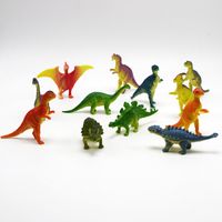 12 Mini Dinosaure Tyrannosaurus Rex Pterosaurus Modèle Jouet main image 4