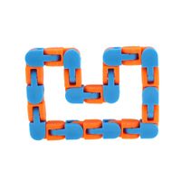 24-section Bicycle Plastic Chain Track Decompression Toy main image 5