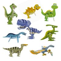Children's Cute Cartoon Dinosaur Shape Three-dimensional Small Puzzle Toy sku image 1