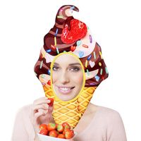 Christmas Ice Cream Christmas Tree Fruit Nonwoven Masquerade Party Costume Props main image 6