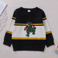 Casual Dinosaur Polyester Acrylic Printing Patchwork Baby Clothes sku image 2