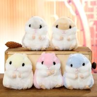 Cute Soft Little Hamster Keychain Handbag Pendant Little Mouse Doll Plush Toys sku image 1