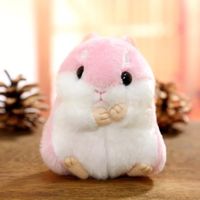 Cute Soft Little Hamster Keychain Handbag Pendant Little Mouse Doll Plush Toys sku image 2