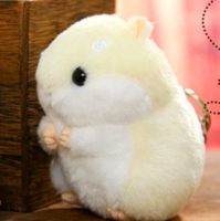 Cute Soft Little Hamster Keychain Handbag Pendant Little Mouse Doll Plush Toys sku image 3