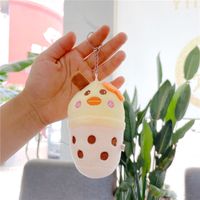 Animal De Bande Dessinée Biberon Tasse Pendentif Laiteux Thé Tasse Poupée Mignon Sac Poupée Ornements En Peluche Jouet main image 4