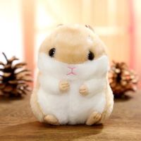 Cute Soft Little Hamster Keychain Handbag Pendant Little Mouse Doll Plush Toys sku image 6