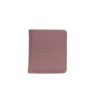 Women's All Seasons Leather Solid Color Basic Square Buckle Phone Wallet sku image 6