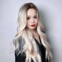 Women's Simple Style Street Matte Silk Centre Parting Long Curly Hair Wigs main image 5