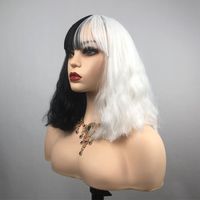 Unisex Fashion Street High Temperature Wire Bangs Long Curly Hair Wigs main image 3