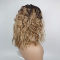 Unisex Fashion Street High Temperature Wire Centre Parting Long Curly Hair Wigs main image 4
