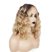 Unisex Fashion Street High Temperature Wire Centre Parting Long Curly Hair Wigs main image 2