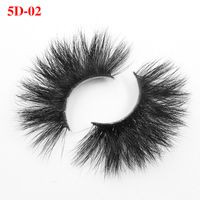 Three-dimensional Cross Thick 25mm Mink Hair False Eyelashes sku image 2