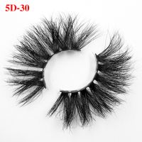 Three-dimensional Cross Thick 25mm Mink Hair False Eyelashes sku image 30