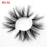 Three-dimensional Cross Thick 25mm Mink Hair False Eyelashes sku image 34