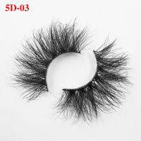 Three-dimensional Cross Thick 25mm Mink Hair False Eyelashes sku image 3