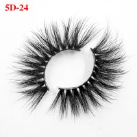 Three-dimensional Cross Thick 25mm Mink Hair False Eyelashes sku image 24