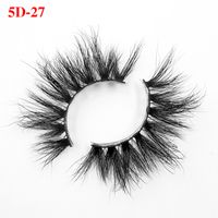 Three-dimensional Cross Thick 25mm Mink Hair False Eyelashes sku image 27