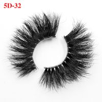 Three-dimensional Cross Thick 25mm Mink Hair False Eyelashes sku image 32