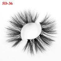 Three-dimensional Cross Thick 25mm Mink Hair False Eyelashes sku image 36