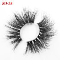 Three-dimensional Cross Thick 25mm Mink Hair False Eyelashes sku image 35