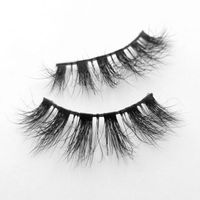 Natural Three Dimensional Multi-layer Mink Hair False Eyelashes One-pair Package Wholesale sku image 7