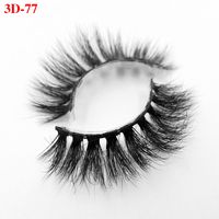 Natural Three Dimensional Multi-layer Mink Hair False Eyelashes One-pair Package Wholesale sku image 19