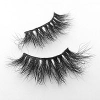 Natural Three Dimensional Multi-layer Mink Hair False Eyelashes One-pair Package Wholesale sku image 4