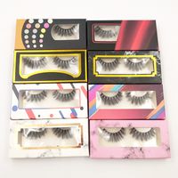 Natural Three Dimensional False Eyelashes Colorful Paper Box Package main image 4