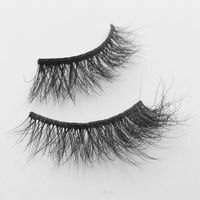 Natural Three Dimensional Multi-layer Mink Hair False Eyelashes One-pair Package Wholesale sku image 13