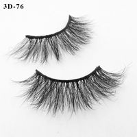 Natural Three Dimensional Multi-layer Mink Hair False Eyelashes One-pair Package Wholesale sku image 18