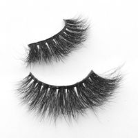 Natural Three Dimensional Mink Hair False Eyelashes One-pair Package sku image 11
