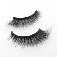 Natural Three Dimensional Mink Hair False Eyelashes One-pair Package sku image 15