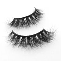 Natural Three Dimensional Mink Hair False Eyelashes One-pair Package sku image 27