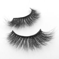 Natural Three Dimensional Mink Hair False Eyelashes One-pair Package sku image 16