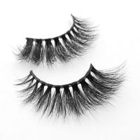 Natural Three Dimensional Mink Hair False Eyelashes One-pair Package sku image 20