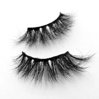 Natural Three Dimensional Mink Hair False Eyelashes One-pair Package sku image 32