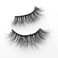 Natural Three Dimensional Mink Hair False Eyelashes One-pair Package sku image 40