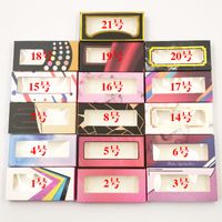 Natural Three Dimensional False Eyelashes Colorful Paper Box Package main image 2