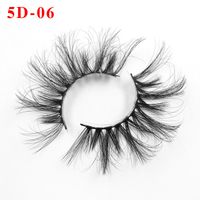New 25mm Natural Three Dimensional Artificial Mink Hair False Eyelash sku image 3