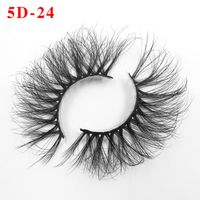 New 25mm Natural Three Dimensional Artificial Mink Hair False Eyelash sku image 8