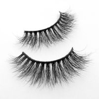 Natural Three Dimensional Mink Hair False Eyelashes One-pair Package sku image 6