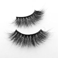 Natural Three Dimensional Mink Hair False Eyelashes One-pair Package sku image 14