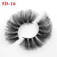New 25mm Natural Three Dimensional Artificial Mink Hair False Eyelash sku image 6