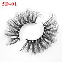 New 25mm Natural Three Dimensional Artificial Mink Hair False Eyelash sku image 1