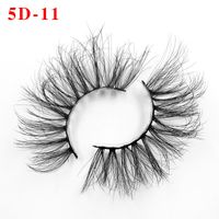 New 25mm Natural Three Dimensional Artificial Mink Hair False Eyelash sku image 5